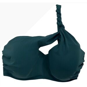 Shade‎ & Shore Braided Strap Lightly Lined One Shoulder Bikini Top 34B